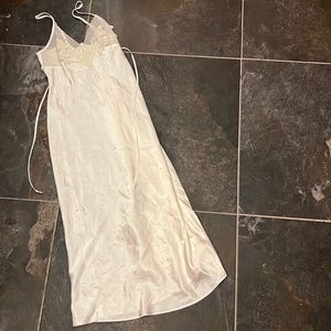 White Slip Dress Lingerie